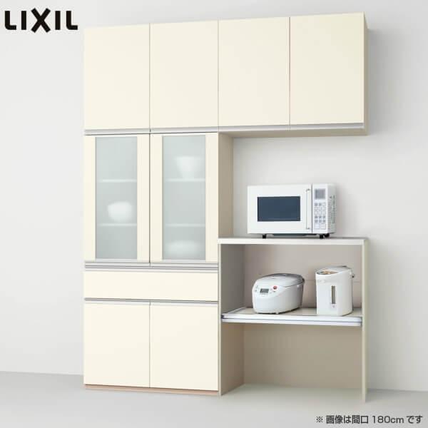 食器棚 キッチン収納 リクシル Lixil シエラ 収納ユニット 壁付型 カップボード ハイフロアプラン 1段引出し付 開き扉 家電収納タイプ S4005 グループ2 Shiera G2 S4005 建具専門店 通販 Yahoo ショッピング