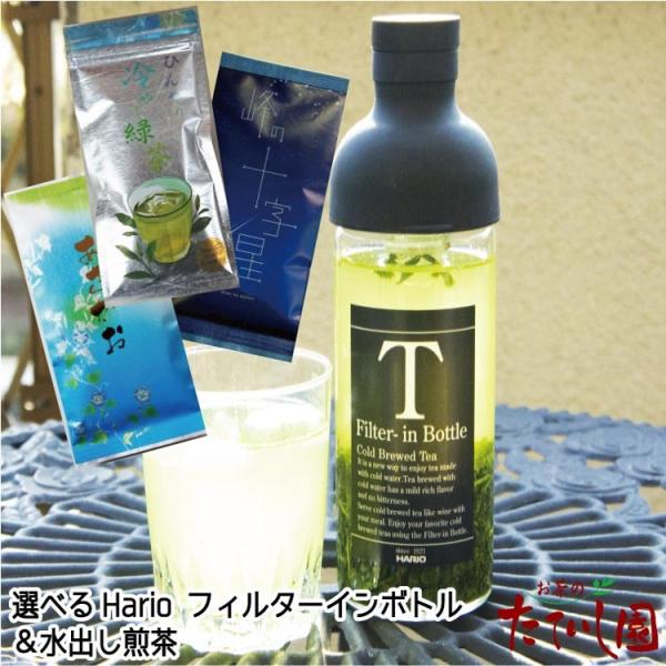 選べるフィルターインボトルとおすすめ水出し茶のセット 日本茶 緑茶