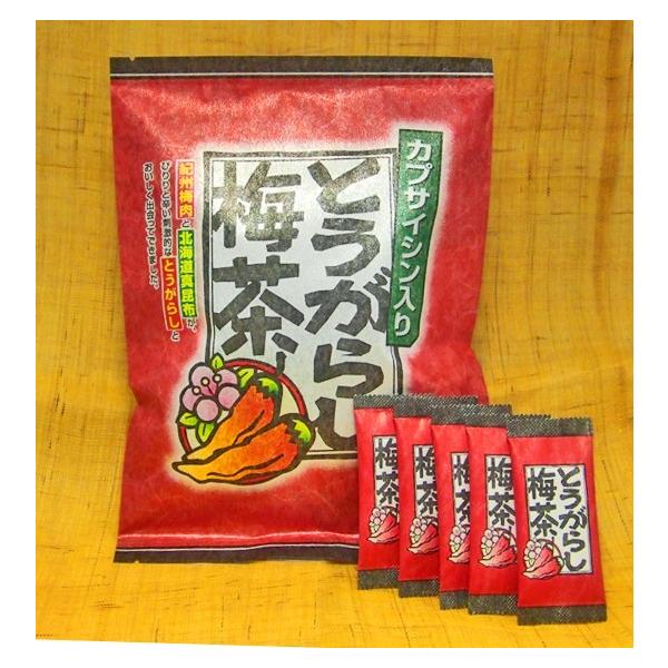 かんたんスティックタイプ とうがらし梅茶（2ｇ×24ヶ入)