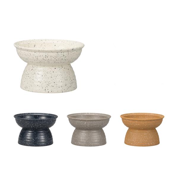 現品寸法 幅118×奥行118×高さ75mm容量 175ml材質 PET,A（PET樹脂とABS樹脂の合成品）特徴 食洗機対応、電子レンジ対応、底部に滑り止めシリコン付、ひとつひとつ塗職人によるハンドメイドのペット用食器、軽くて割れにくい丈...