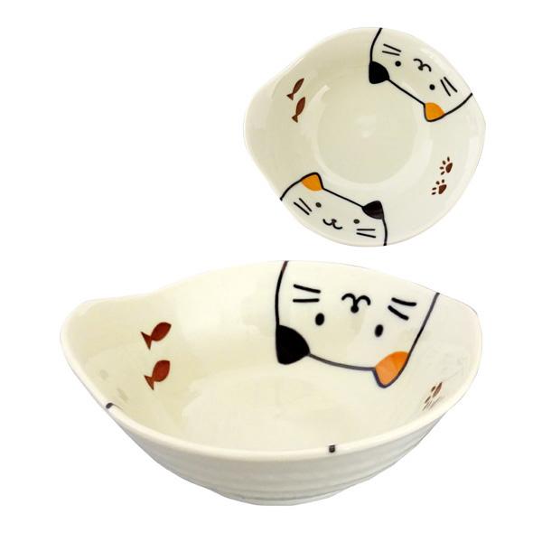 食器 おしゃれ みけねこ とんすい 食器 電子レンジ不可 食洗機不可 陶磁器 スタッキング可能 かわいいアニマル柄 日本製 タツクラフト 通販 Yahoo ショッピング