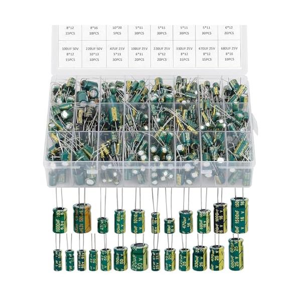 PENGLIN 460個 電解コンデンサ セット アルミ電解コンデンサー