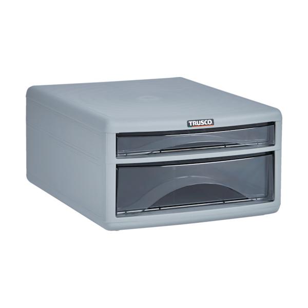 TRUSCO中山 TRUSCO プラスチックレターケース A4浅型1段、深