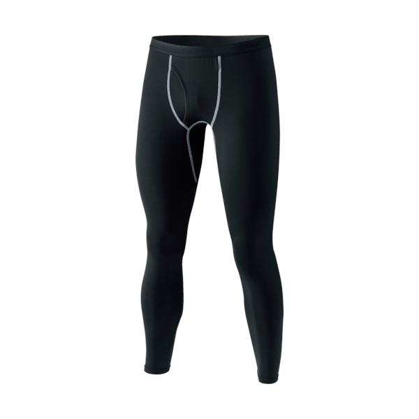 ブランド：おたふく／メーカー：おたふく手袋（株）／おたふく　ＢＴパワーストレッチ　前開きロングタイツ　ブラック　Ｌ