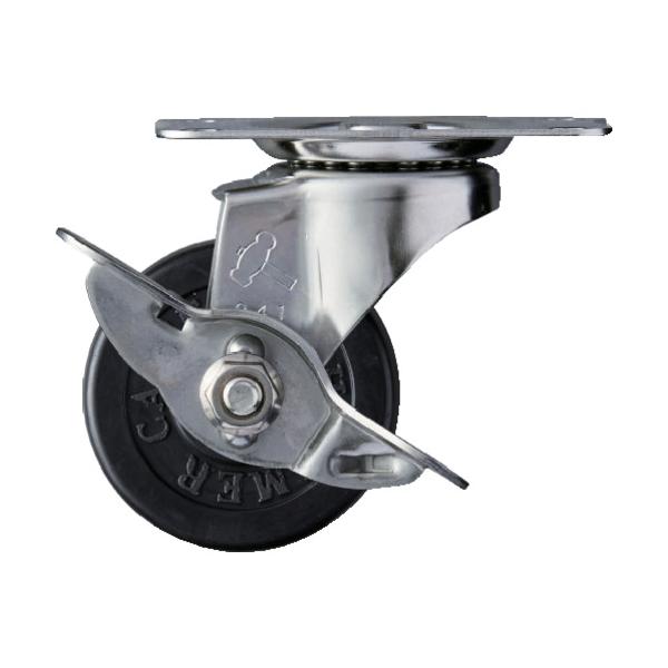 物流保管用品〜キャスター〜プレート式ゴム車