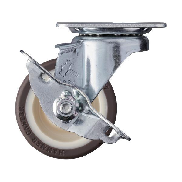 物流保管用品〜キャスター〜プレート式ウレタン車