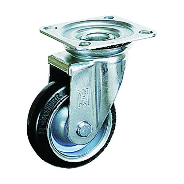 物流保管用品〜キャスター〜プレート式ゴム車