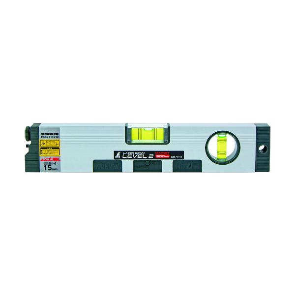 シンワ　レーザービームレベル２　３００ｍｍ　マグネット付 (76165) (147-6069)