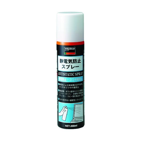 ＴＲＵＳＣＯ　静電気防止スプレー　２００ｍｌ トラスコ中山（株） (TC-SB200) (256-8918)