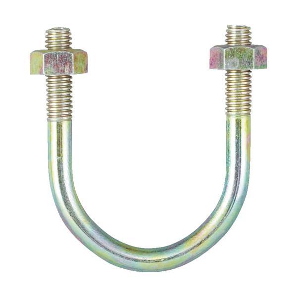 ＴＲＵＳＣＯ　ＰＣ管用Ｕボルト　クロメート　呼び径１５Ａ　ねじ径Ｗ３／８ トラスコ中山（株） (TPCU-BT15A) (285-9432)