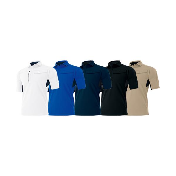 2014年オアシスイベントT 100着限定48/100 半袖ポロシャツ(男女兼用)[アイトス/AZ-10614]SS-3L｜作業服