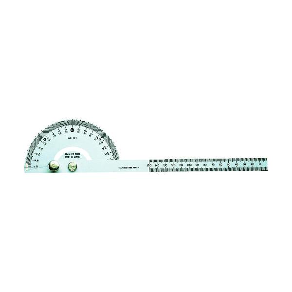 TRUSCO プロトラクター シルバー仕上げ 竿全長304mm