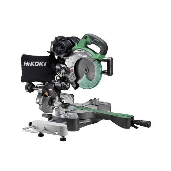 (限定特価)HiKOKI 36V 190mm コードレス卓上スライド丸のこ C3607DRA(K)(NN) チップソー(黒鯱)付　※バッテリー・充電器別売