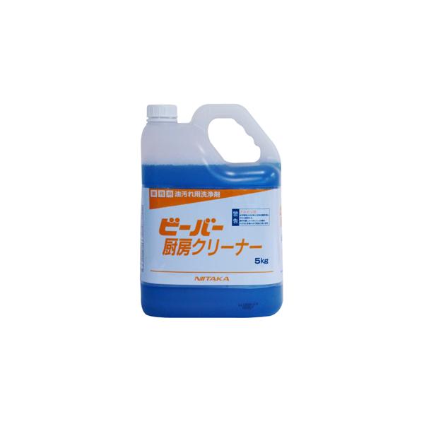 (まとめ買い) 業務用　ビーバー厨房クリーナー5kg　4本セット　(290430)　洗浄剤 油汚れ　まとめ買い