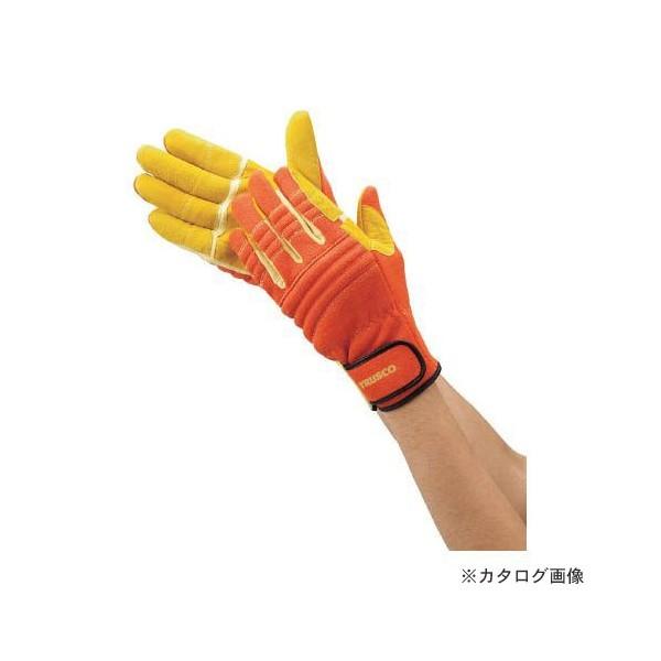 TRUSCO 耐切創手袋 防災レスキュー仕様L オレンジ TRF-120L-OR :tr-4099028:たつみねっと 通販 富士手袋 天牛レスキュープロ 10双 LLのみ
