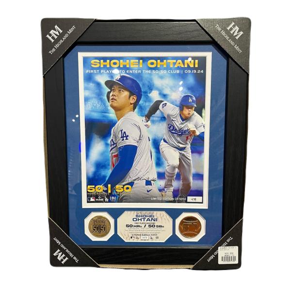 大谷翔平 2024 50/50達成記念グッズ ダブルコインフォトミント