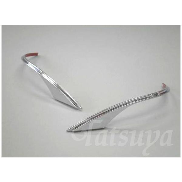 トヨタ アクア H23.12〜R1.6 NHP10 JDM ドアミラーウインカーメッキリム