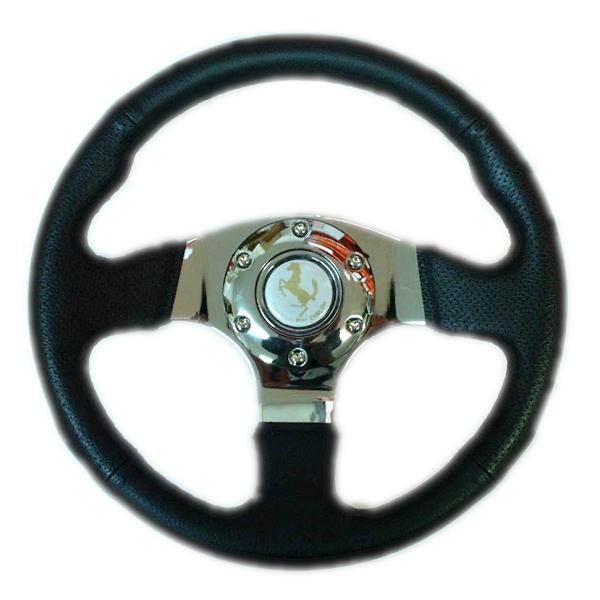 ステアリング レースタイプ 29パイ クロームスポーク ホーンボタン付属