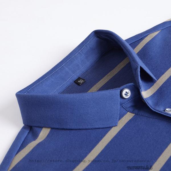 Teshalay 長袖ポロシャツ メンズ 40代 60代 男性 ポロシャツ 無地 30代 クイックドライ 大人カジュアル 春夏 作業着 50代 上質 父の日 トップス 長袖 春 開襟シャツ