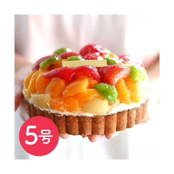 独自の製法で一つ一つ丁寧に仕上げた、当店イチ押しの鬼盛りフルーツタルト5号！！その中身は、フルーツ総重量がなんと400ｇと鬼盛り！！完熟した5種類のフルーツ（いちご、みかん、若桃、マンゴー、洋梨）を大量に盛っていますので、フルーツ本来の味わ...