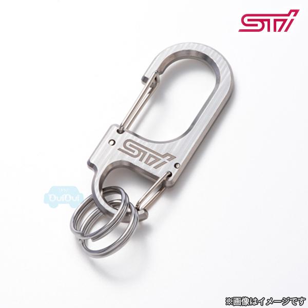 STSG21100322【スバル公式】STI チタンカラビナ Ver.2 STIロゴ刻印