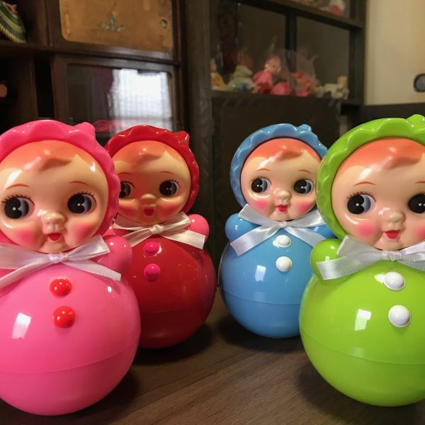 起き上がりこぼし 昭和レトロ 日本製 可愛い おきあがりこぼし