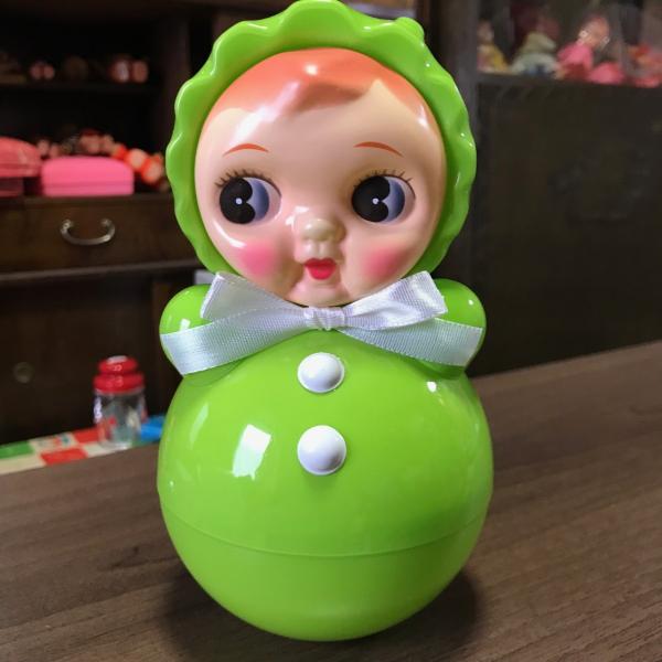 起き上がりこぼし 昭和レトロ 日本製 可愛い おきあがりこぼしおきあが