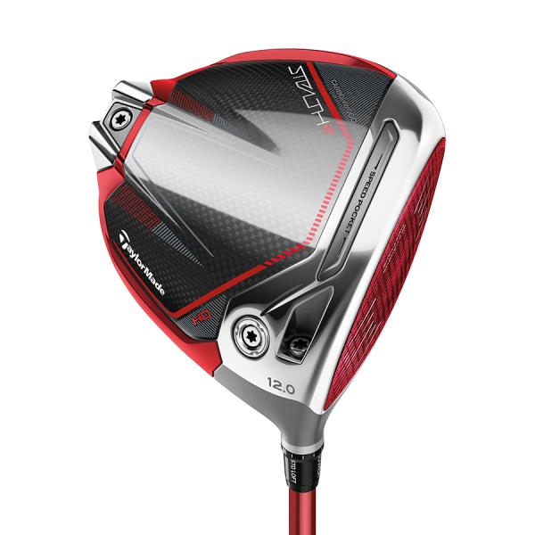 TaylorMade Stealth ドライバー ホワイト/レッド
