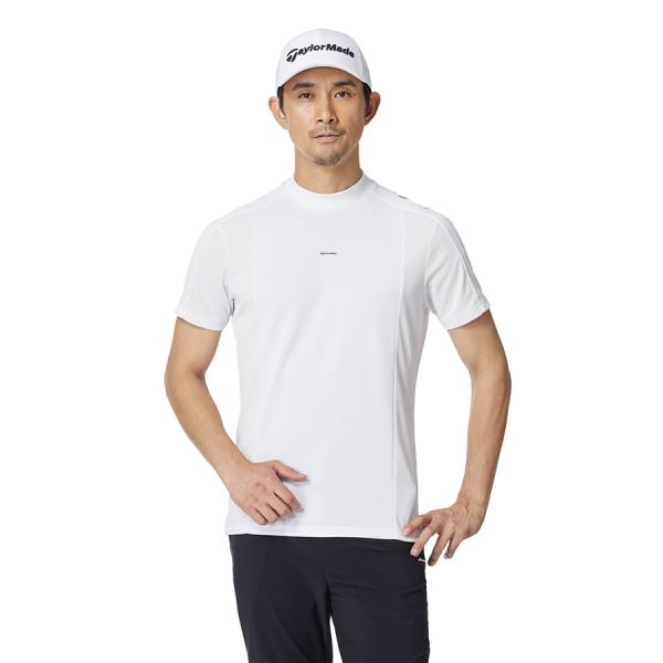 【新品未使用】TaylorMade ゴルフウェア Mサイズ ホワイト TaylorMade（テーラーメイド） ゴルフ サークルロゴS/Sモック