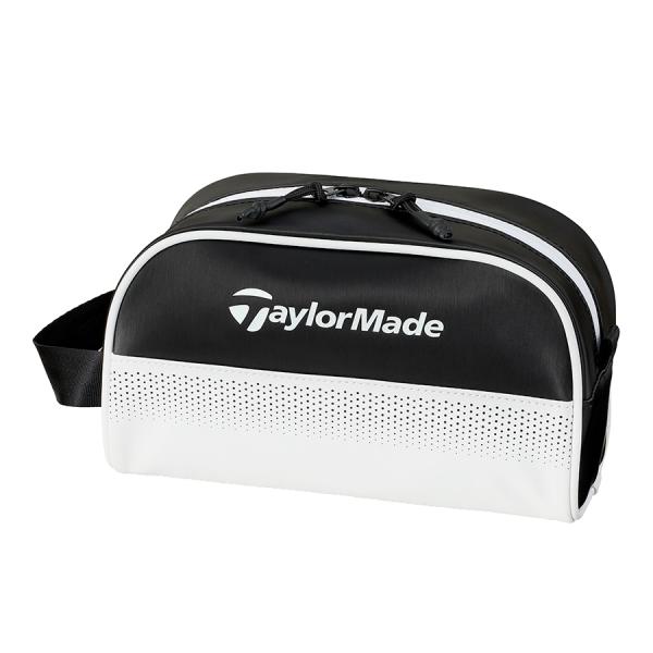 未使用　テーラーメイド　ゴルフバッグ　シューズケース　マルチポーチ　黒 TaylorMade（テーラーメイド） ゴルフ ラウンドポーチ スリム マルチ