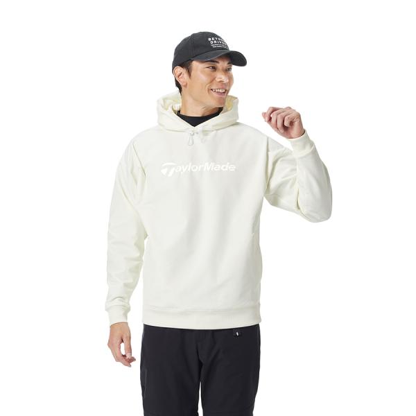 TaylorMade Storm Fleece フーディ ホワイト TaylorMade テーラーメイド ゴルフ ストームフリースフーディ / オフ