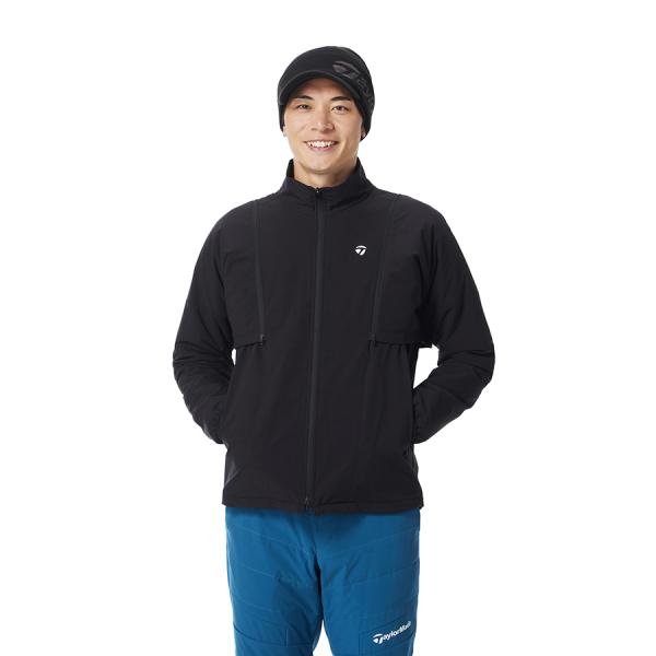 TaylorMade ゴルフアウター ブラック　試着のみ　Lサイズ TaylorMade ゴルフアウター ブラック 試着のみ Lサイズ アウター