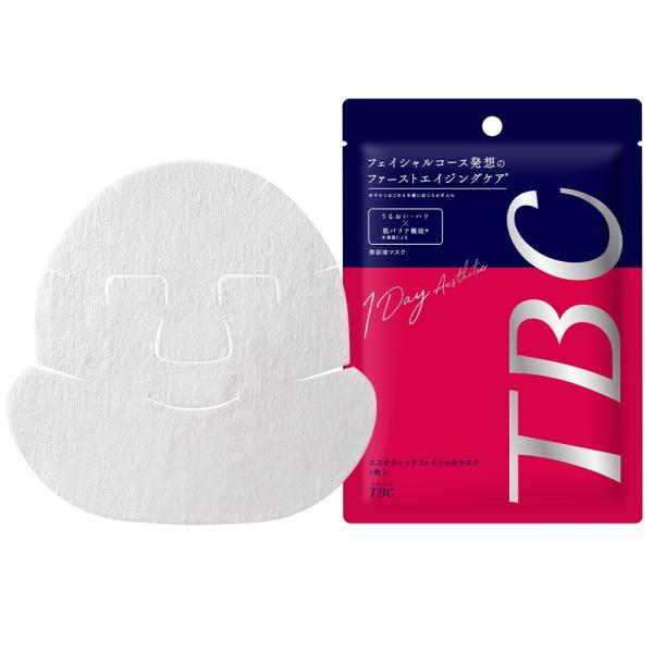 公式 Tbc エステティックフェイシャルマスク 1枚入 フェイスマスク シートマスク 乳液マスク 美容液マスク 保湿 パック エイジング Tbcオンラインストア Paypay店 通販 Paypayモール