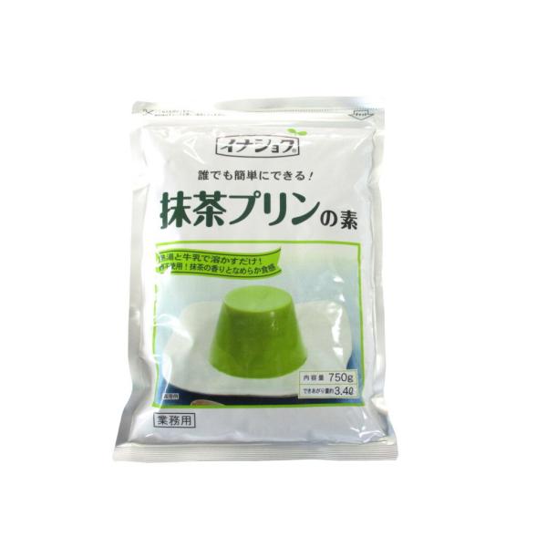 抹茶プリンの素は、伊那食品工業（イナショク）が手がける、抹茶の香りとほろ苦さを活かしたプリン用デザートの素です。牛乳などと合わせて調理することで、なめらかで口どけの良い抹茶プリンに仕上がり、和の風味を楽しめます。粉末タイプのため計量や調理が...