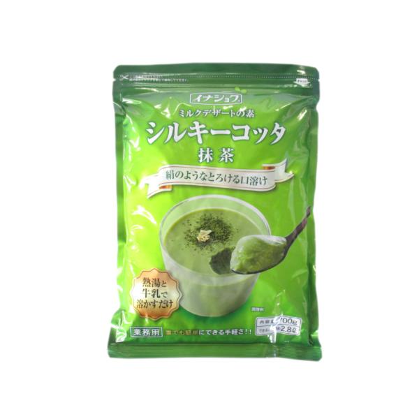 イナショク シルキーコッタ 抹茶 700g　　抹茶デザート 抹茶プリン 和風デザートの素 伊那食品工業 イナショク 業務用デザート 大容量デザート材料 簡単デザート