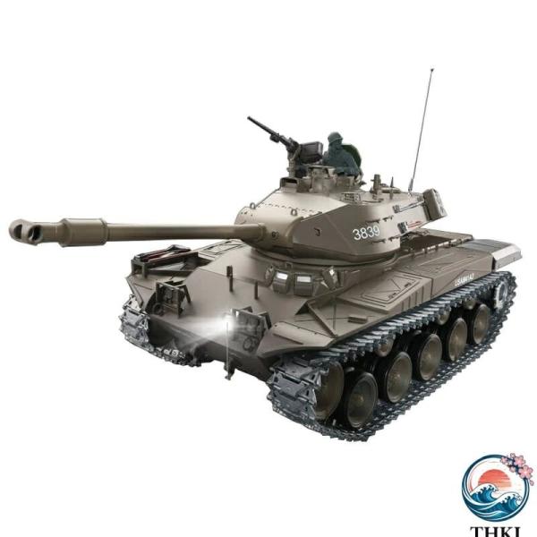 完成品ラジコン ウォーカー ブルドッグ M41 軽戦車 1:16 半金属製