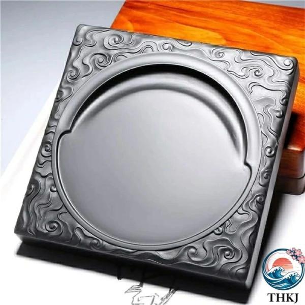 彫花硯 天然石 14.5cm 歙州硯 老坑 硯石 THKJ 手彫り 書道用品 専用ギフトボックス入り 省スペース 整理しやすい 収納便利 すっきり収納 片付けやすい