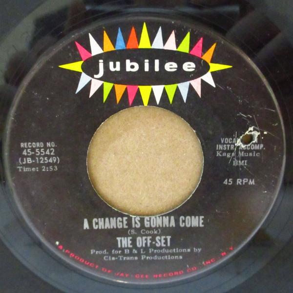 OFF-SET, THE(ジ・オフセット)-A Change Is Gonna Come (US '66 オリジナル7イ