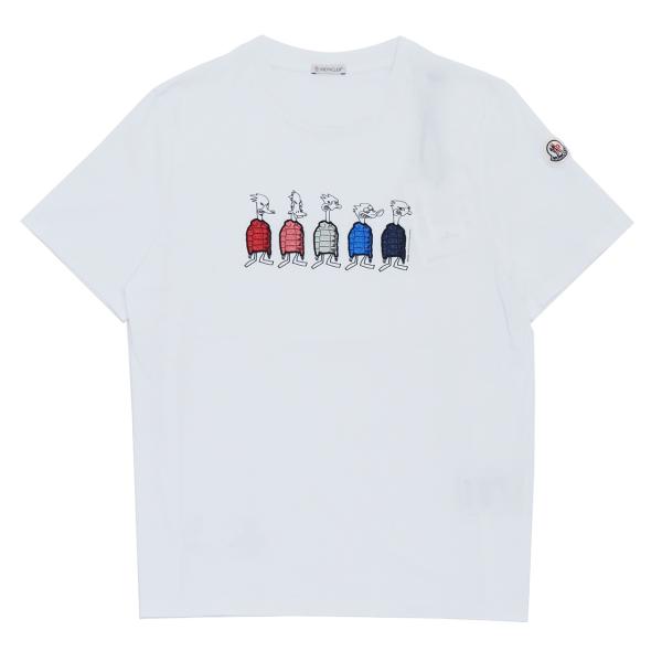 モンクレー　メンズ　ダックTシャツ MONCLER（モンクレール） Tシャツ 半袖 プリント ダック メンズ