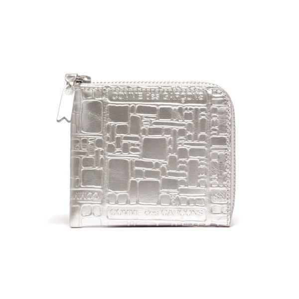 COMME DES GARCONS 男女兼用 ミニ財布 SA3100EG SILVER WALLET COMME des GARCON コムデギャルソン SA3100EG Silver