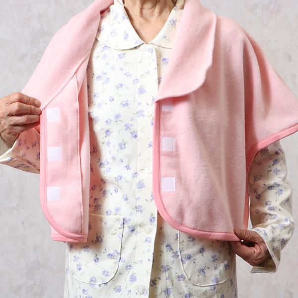 フリース肩掛け あったか 防寒(おばあちゃん おじいちゃん 祖父母 高齢者 プレゼント お年寄り 老人 お誕生日祝い パジャマ シニア