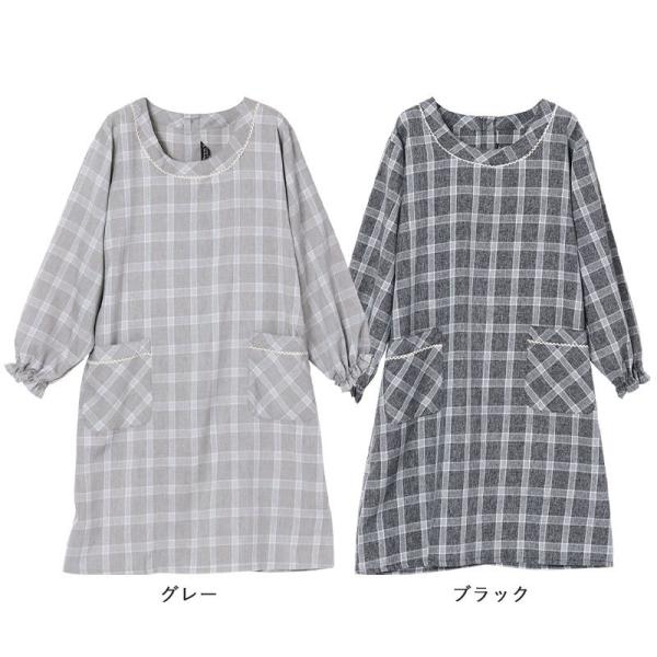 シニア服 80代 70代 60代 レディース 婦人服 高齢者 おばあちゃん チェック ワンピース 割烹着 Buyee 日本代购平台 产品购物网站大全 Buyee一站式代购 Bot Online