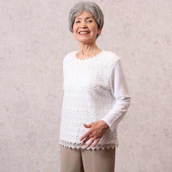 シニア 服 レディース フォーマル 総レース ちりめん カットソー ファッション 70代 80代 60代 婦人 おばあちゃん服 お年寄り 高齢者 Buyee Buyee 日本の通販商品 オークションの代理入札 代理購入