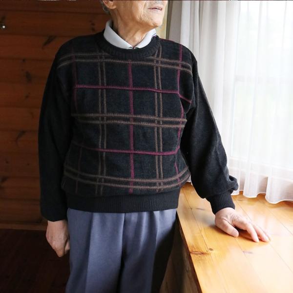 シニア メンズ ファッション 紳士 格子柄クルーネックセーター 60代 70代 80代 シニア 服 男性 紳士服 お年寄り高齢者 父の日 プレゼント ギフト 21 Buyee Buyee Japanese Proxy Service Buy From Japan Bot Online
