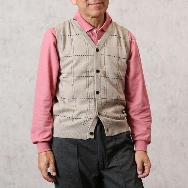 シニア ベスト メンズ 70代 80代 男性 服 ファッション プレゼント 旅行 リネンコットン前開きチェック柄ベスト Buyee Buyee 일본 통신 판매 상품 옥션의 대리 입찰 대리 구매 서비스