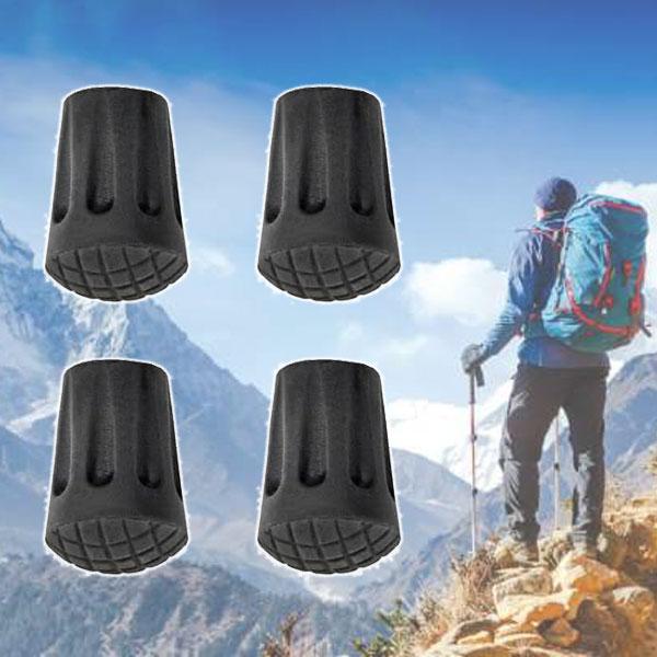 ＊トレッキングポール用プロテクター４個セット 登山 ハイキング  替えゴム