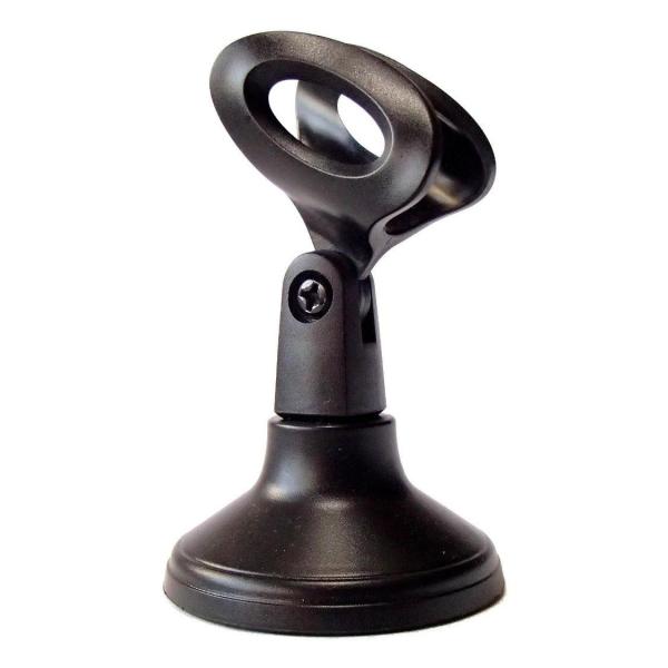 ・手軽に使うことのできる卓上マイクスタンド。マイクホルダー部は若干広げることが出来、様々な種類のマイクと互換性があります。会議・スピーチ・放送等々、様々なシーンで大活躍。・台座の中はセメントになっており、セメントの重さで安定感を出しておりま...