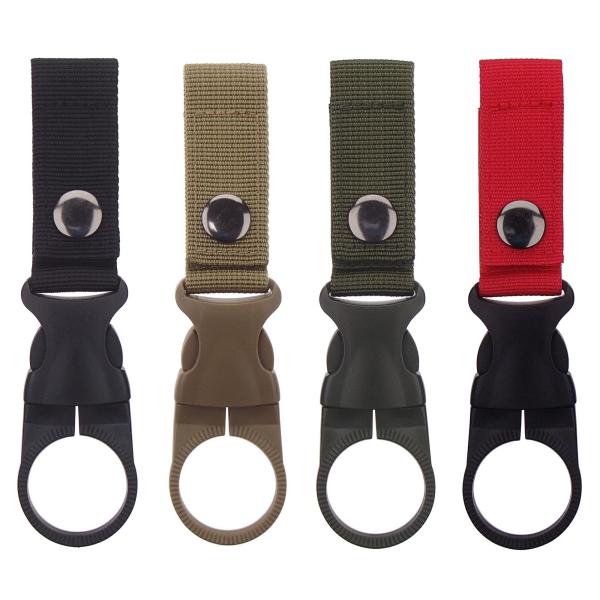 ・ペットボトルの携帯に便利なボトルホルダーです。・ベルトに通すタイプで、ベルクロ・ボタン・バックルの3種類の留め具が付いており、ペットボトルを手に持たずに携帯出来ます。・バックパックから取り出すことなく、ホルダーから外すだけで水分補給出来る...