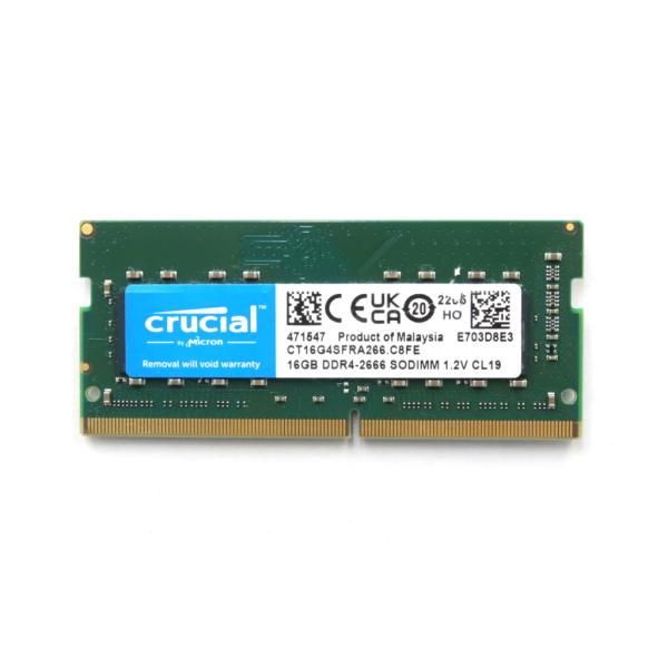 ◇Crucial 16GB DDR4-2666(PC4-21300) SODIMM PC4-21300(2666)/2Rx4