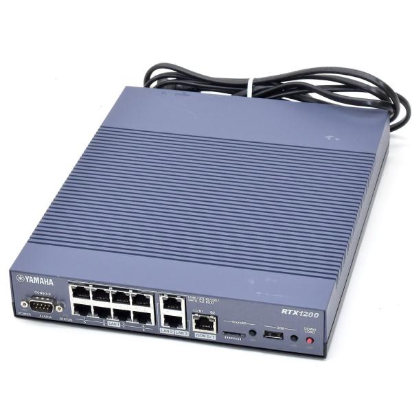 YAMAHA RTX1200 有線LANルーター YAMAHA RTX1200 3系統10ポート1000BASE-T搭載VPNルーター Rev.10.01.78